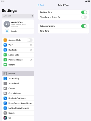 Press the Home key to return to the home screen.