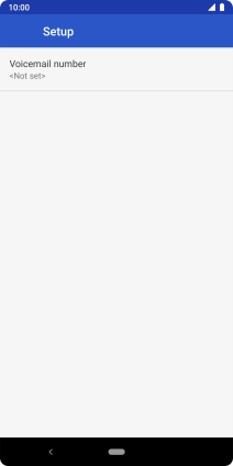 Press Voicemail number.