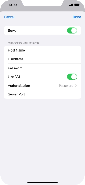 Press Authentication.