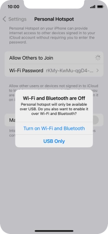 If Wi-Fi is turned off, press Turn on Wi-Fi and Bluetooth.