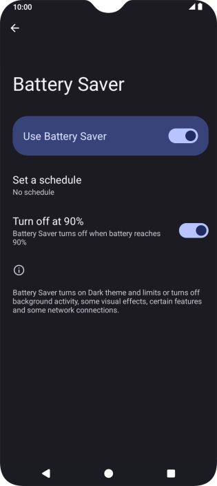 Press the Home key to return to the home screen.