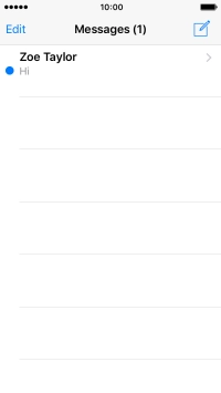 Press the new message icon.