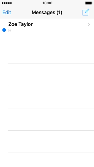 Press the new message icon.