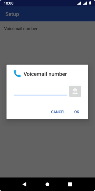 Key in +61414121121 and press OK.