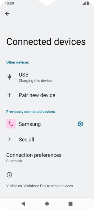 Press the Home key to return to the home screen.
