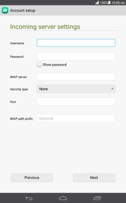 Press the field next to 