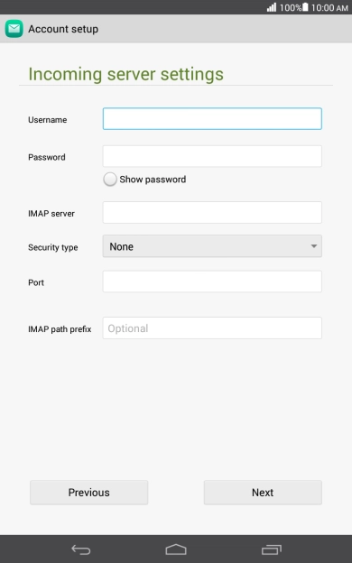 Press the field next to 