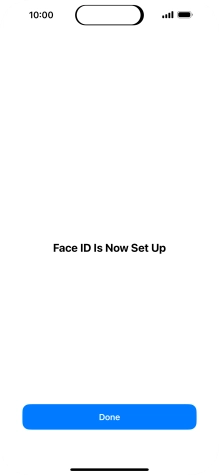 Press Done. If you haven't previously selected a phone lock code, key in a code of your own choice twice.