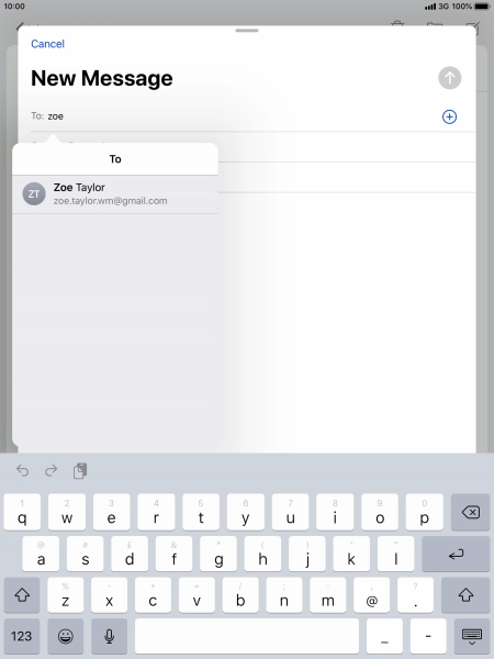 Press the required contact.