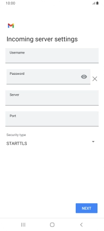 Press the field below 