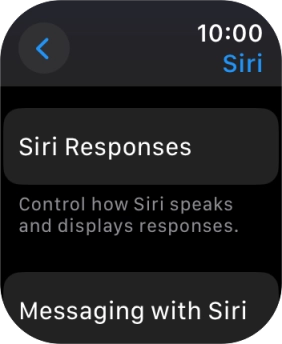 Press Siri Responses.