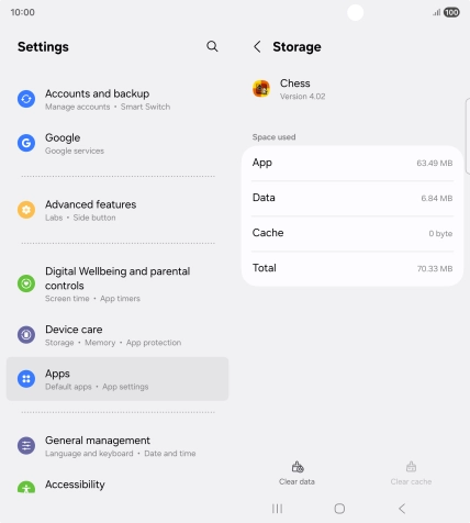 Press the Home key to return to the home screen.