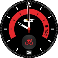 When the battery charging icon is displayed, the battery is charging.