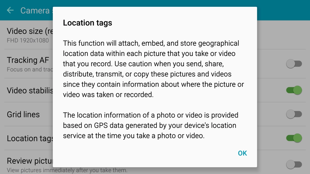 If you turn on the function, press OK.