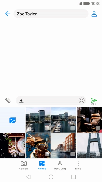 Press Picture and go to the required folder.