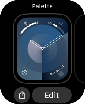 Slide your finger left on the screen.