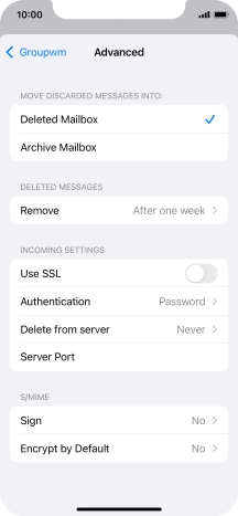Press Authentication.