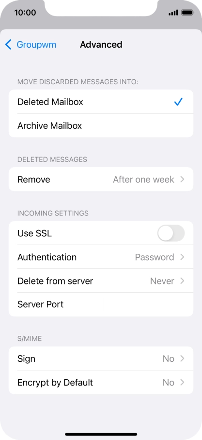 Press Authentication.