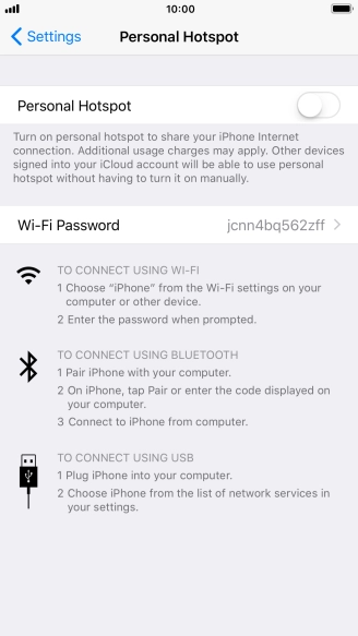 Press the indicator to turn on the function.