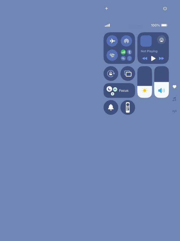 Press the sound mode icon to turn silent mode on or off.