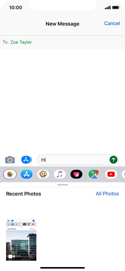 Press All Photos and go to the required folder.