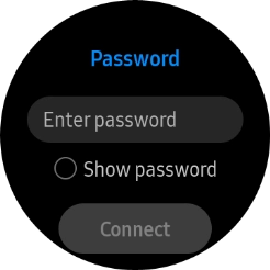 Press Enter password.