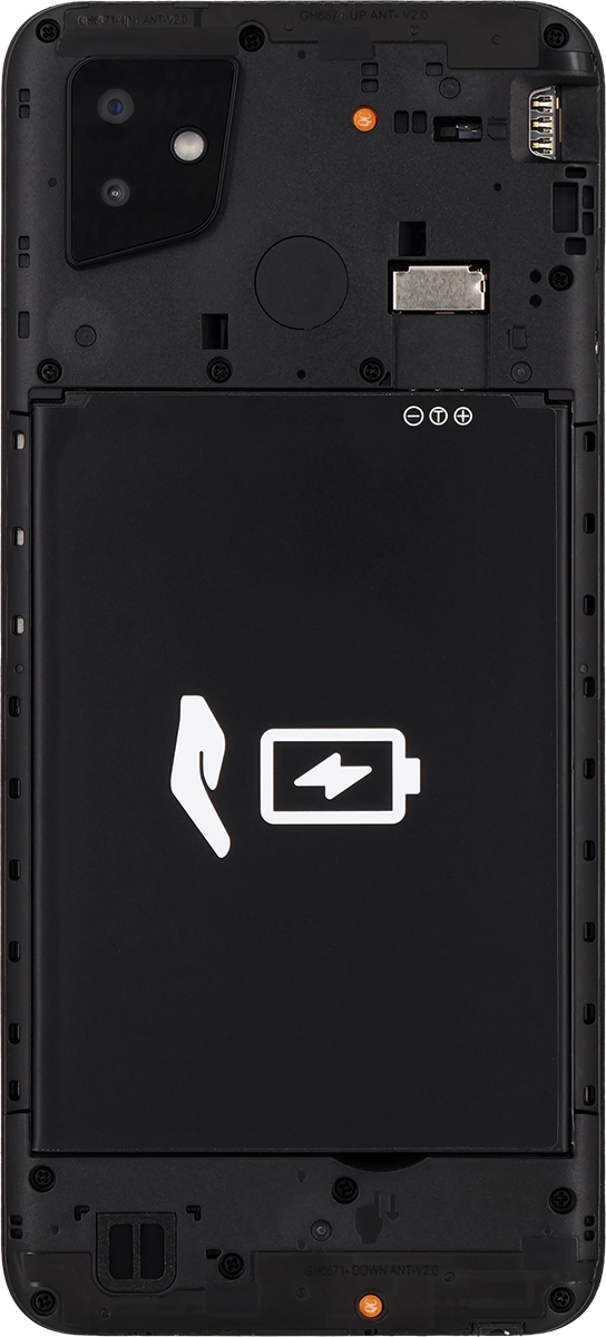 Place your SIM as illustrated next to the SIM holder.