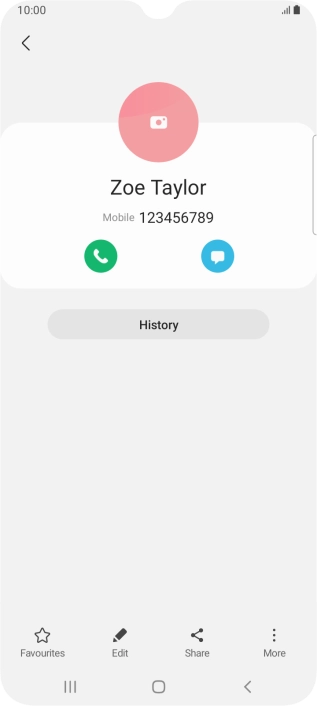 Press the Home key to return to the home screen.