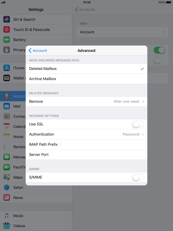 Press Authentication.