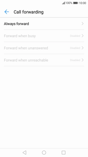 Press the Home key to return to the home screen.