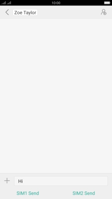 Press the attachment icon.