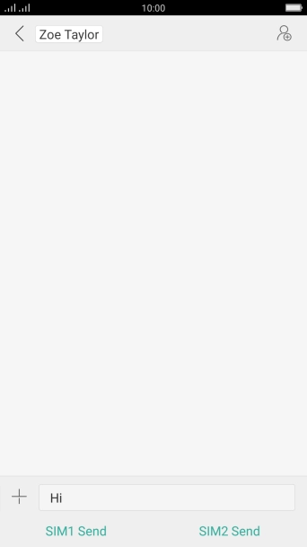 Press the attachment icon.