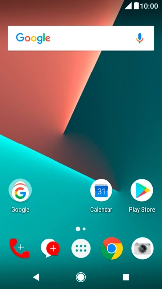 Slide two fingers downwards starting from the top the screen.