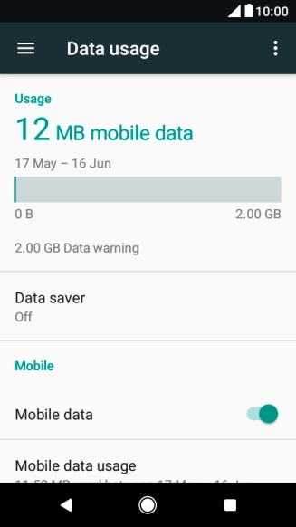 Press the indicator to turn the function on or off.