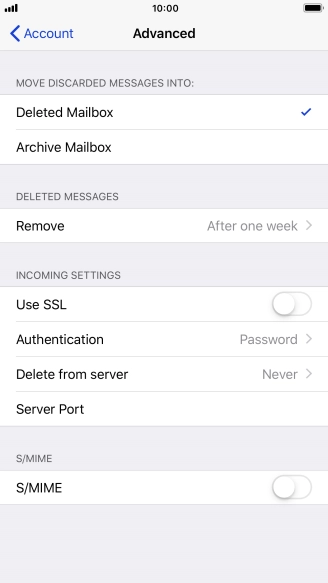 Press Authentication.