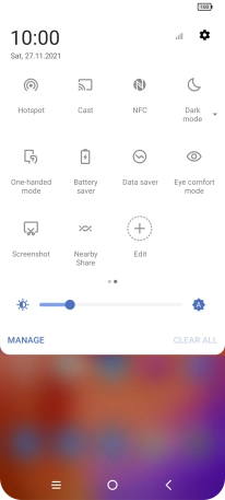 Press Battery saver to turn on the function.