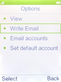 Select Write Email.