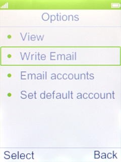 Select Write Email.