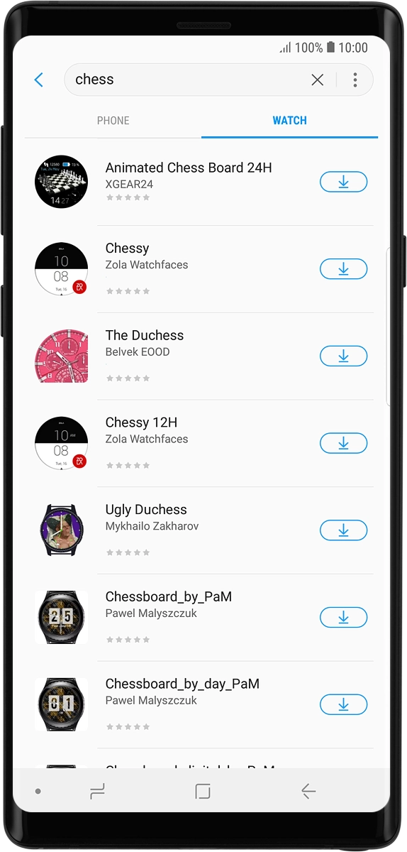 On your phone: Press the required app.