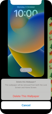 Press Delete This Wallpaper.
