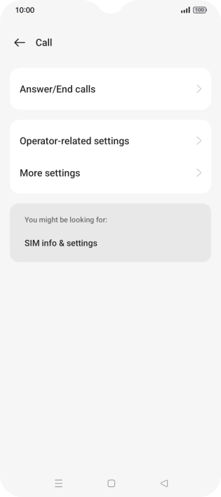 Press Operator-related settings.