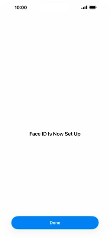 Press Done. If you haven't previously selected a phone lock code, key in a code of your own choice twice.