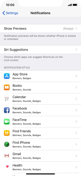 Press Show Previews.