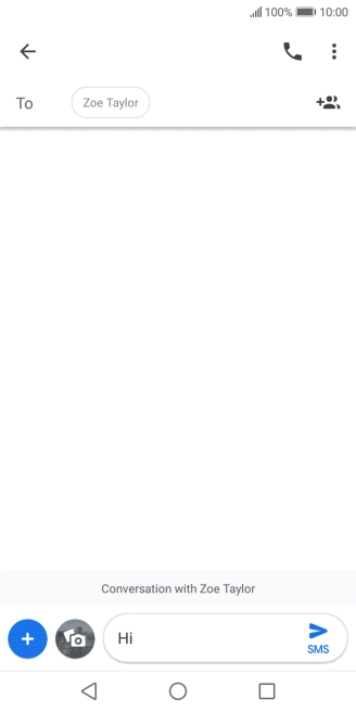 Press the attachment icon.