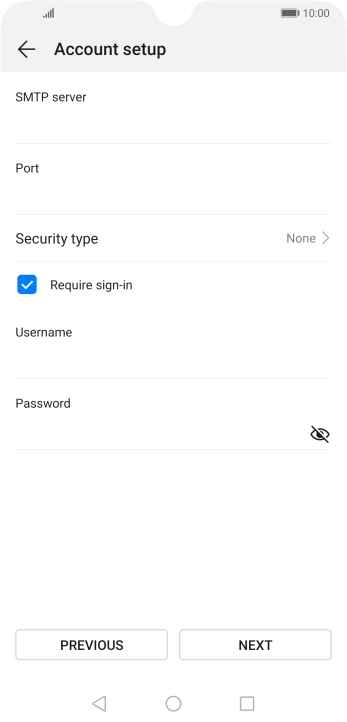 Press the field below 
