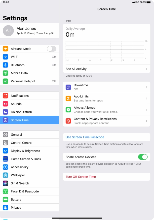 Press See All Activity.