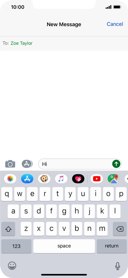 Press the picture icon.