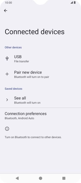 Press Pair new device.