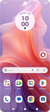 When the battery charging icon is displayed, the battery is charging.