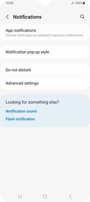 Press App notifications.